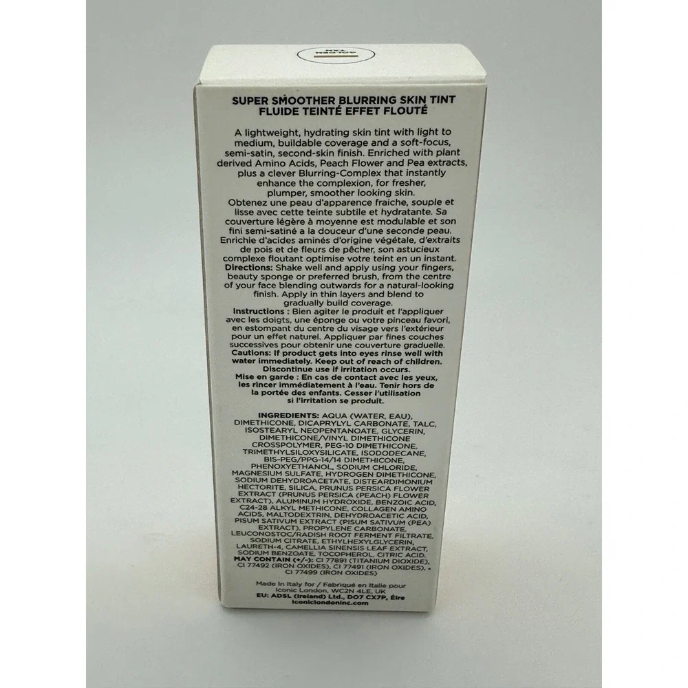 Iconic London Super Smoother Blurring Skin Tint‎ 1.01 fl.oz - Golden Tan
